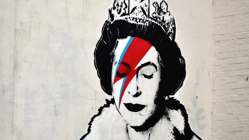 Queen As David Bowie Banksy