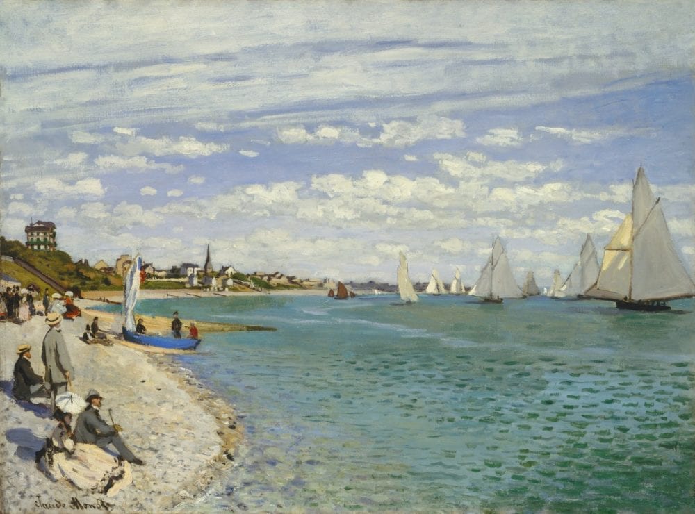 Regatta At Sainte Adresse 1867 By Claude Monet