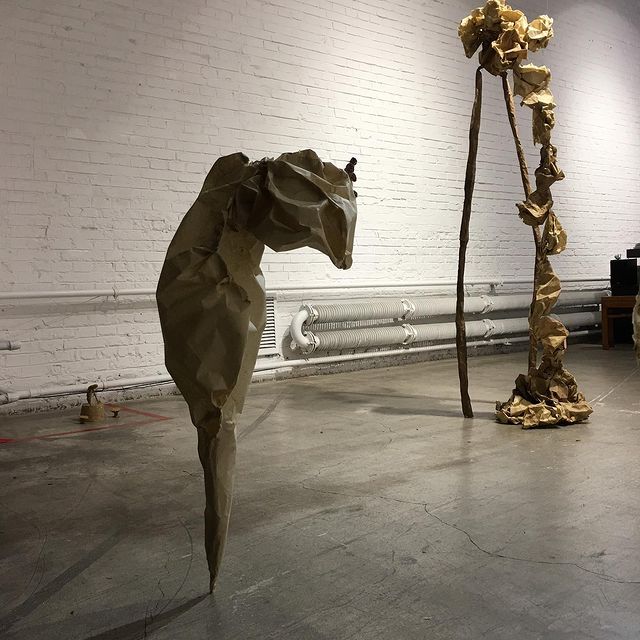 Untitled, Paper And Clay Sculpture, Red Gate Gallery, Beijing